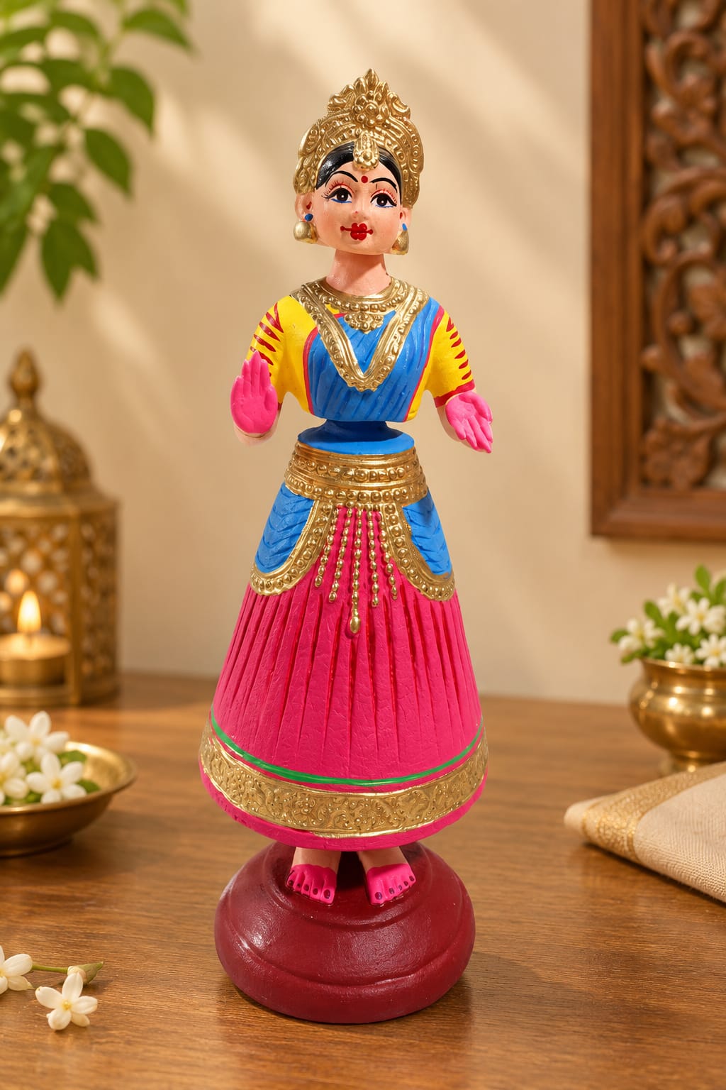 Traditional Indian Classical Dancer Decorative Doll